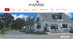 Desktop Screenshot of hotel-rosenhof.net